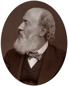 Sir John Gilbert, RA, Präsident der Society of Painters in Water-Colours, 1877