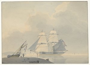 Segelschiff in ruhigem Wasser