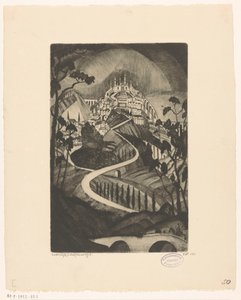 Berg von Lodewijk Schelfhout (signed by artist)