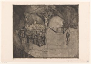 Golgotha I von Lodewijk Schelfhout (signed by artist)