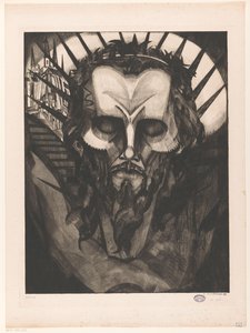 Kopf von Christus von Lodewijk Schelfhout (signed by artist)