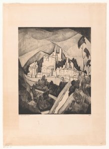 Les Angles I von Lodewijk Schelfhout (signed by artist)