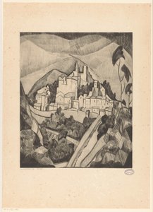 Les Angles I von Lodewijk Schelfhout (signed by artist)