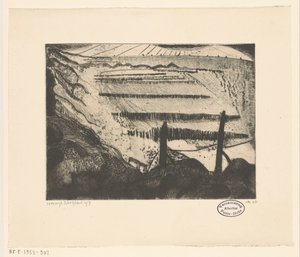 Strand von Domburg von Lodewijk Schelfhout (signed by artist)