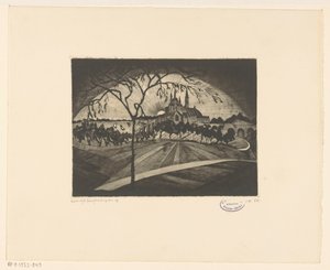 Sonnenuntergang von Lodewijk Schelfhout (signed by artist)