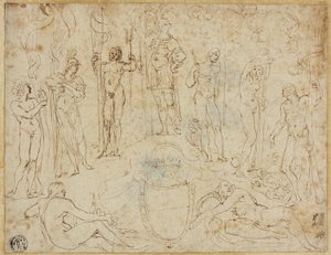 Studie für eine Thesenschlussfolgerung, dem Herzog von Mantua präsentiert