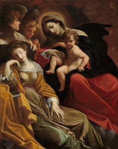 Der Traum der Heiligen Katharina von Alexandria, ca. 1593 von Lodovico Carracci