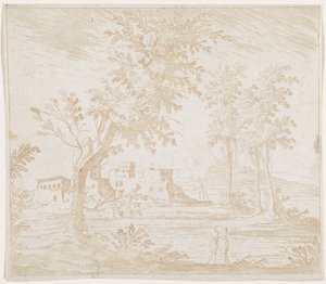 Landschaft mit Ruine von Lodovico Mattioli (attributed to)