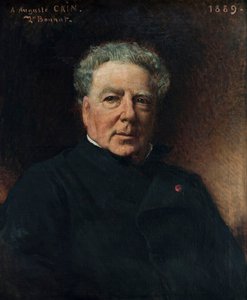 Porträt von Auguste-Nicolas Caïn 1821-1894, 1889