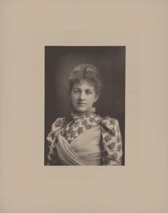 Porträt der Pianistin und Komponistin Liza Lehmann 1862-1918