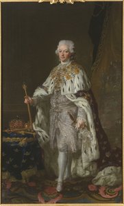 Porträt von König Gustav III. von Schweden von Lorens the Younger Pasch