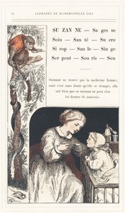 Suzanne, Weisheit, Pflege, Gesundheit, Zucker, Sirup, Weide, Affe, Schlange, Maus, Klang, Seite 32 - Alphabet von Mademoiselle Lili, von L. Froelich und von einem Vater (Hetzel selbst). Bibliotheque & Magasin d