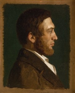 Porträt des Malers P.C. Skovgaard von Lorenz Frølich