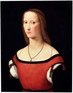 Weibliches Porträt, ca. 1500-1506 von Lorenzo Costa