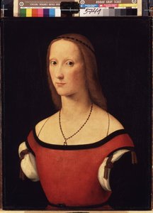 Porträt einer Dame von Lorenzo Costa