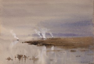 Skizze am Potomac von Lorenzo J. Hatch