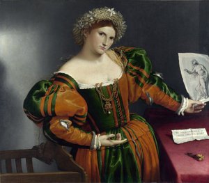 Porträt einer Venezianerin als Lucrezia