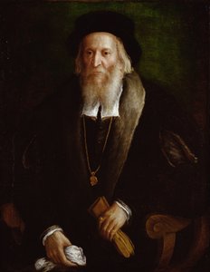 Porträt eines Gentlemans, angeblich Sebastian Cabot (ca. 1475-1557) von Lorenzo Lotto