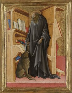 Der heilige Hieronymus in seinem Studierzimmer von Lorenzo Monaco