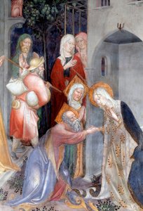 Abschied der Jungfrau von Zacharias und Elisabeth (Detail)