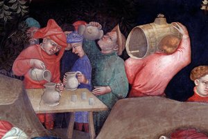 Johannes der Täufer tauft die Massen im Jordan (Detail)