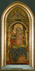 Madonna mit Kind, Goldgrund von Lorenzo Veneziano