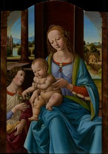 Madonna mit Kind von Lorenzo di Credi (Lorenzo dAndrea dOderigo)