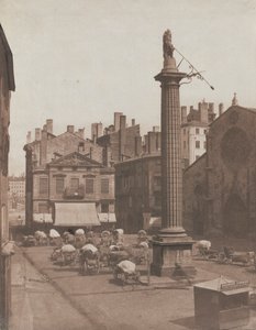 Unbetitelter Place des Cordeliers, ca. 1852-1853 von Louis Antoine Froissart