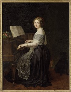Porträt der Sopranistin Jenny Lind (1820-1887) von Louis Asher