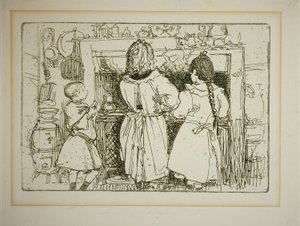Frühstücksvorbereitungen von Louis Auguste Lepère