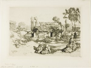 Nest der Armen von Louis Auguste Lepère