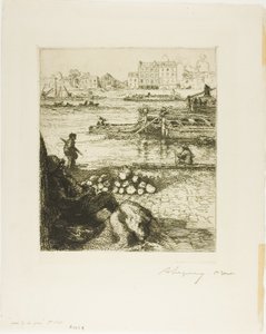 Öffentlicher Kai, Quai de la Gare von Louis Auguste Lepère