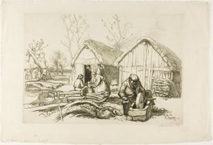 Das Haus des Holzfällers von Louis Auguste Lepère