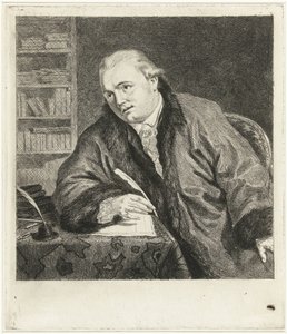 Porträt des Komponisten und Radierers Johan Antoni Kauclitz Colizzi