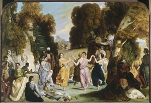 Tanz der Musen von Louis Boulanger