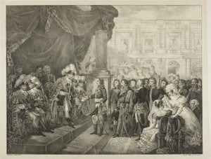 Empfang durch das Direktorium, Platte 29 aus Das politische und militärische Leben Napoleons