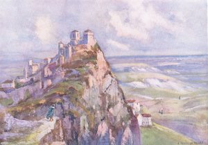 San Marino, aus Hutchinsons Picturesque Europe, veröffentlicht von Hutchinson & Son, ca. 1930 von Louis Burleigh Bruhl