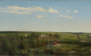 Mount Fyans Anwesen, 1869 von Louis Buvelot