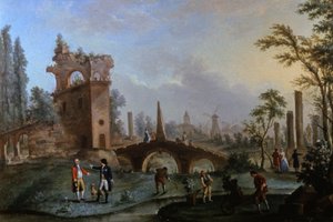Parc Monceau, Paris, um 1770