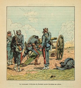 Die Armee der Loire von Eugene Sergent, genannt Grenest, illustriert von Louis Bombled (Französisch-Deutscher Krieg; Feldzug 1870-1871): Schlacht von Orleans am 11. Oktober von Louis Charles Bombled