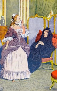 Frau von Luxemburg und die Prinzessin von Robecq von Louis Charles Bombled