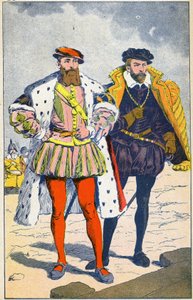 Der Herzog von Guise und der Admiral von Coligny von Louis Charles Bombled