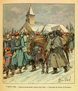 Die Ost-Armee von Eugene Sergeant, illustriert von Louis Bombled: Am 1. Januar