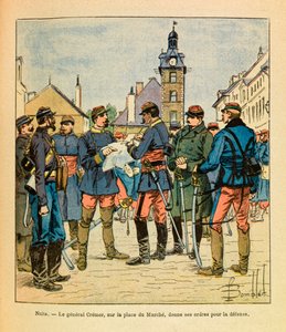 Die Ost-Armee von Eugene Sergeant, illustriert von Louis Bombled: Schlacht von Nuits Saint Georges von Louis Charles Bombled