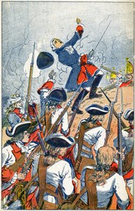 Die französische Armee steht den Russen bei der Belagerung von Danzig gegenüber