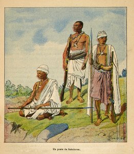 Der Krieg in Madagaskar - Anekdotische Geschichte der französischen Expeditionen von 1885-1895: Kriegerische Sakalavas von Louis Charles Bombled