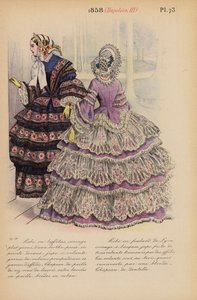 Französische Mode: 1858, Napoleon III