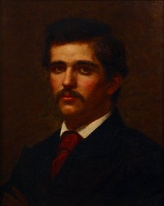 Selbstporträt von Louis Comfort (attr. to) Tiffany