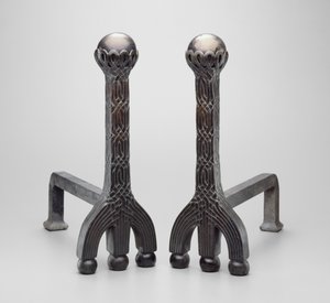 Paar Kaminböcke von Louis Comfort Tiffany