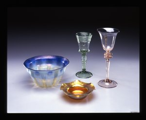 Set aus Glaswaren von Louis Comfort Tiffany